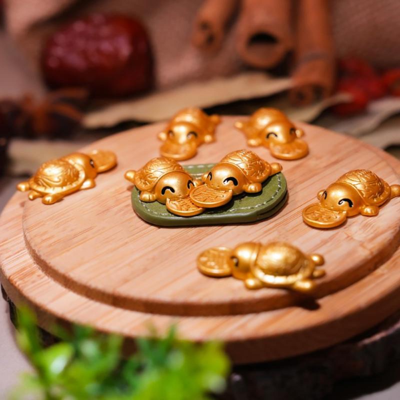Longevity Health & Wellness Hotel Adults Only - Mini Golden Money Biting Turtle Wallet