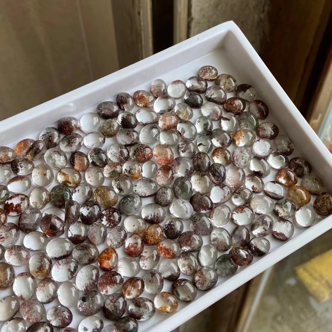 Natural Lodolite Quartz Women  - Healing Crystal Set ulasan dan harga