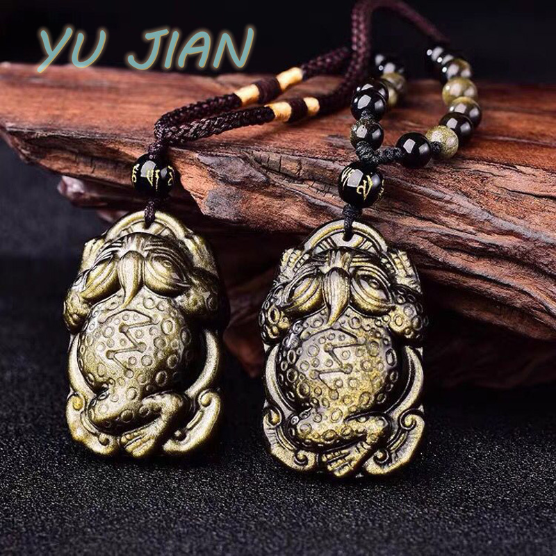 Natural Gold-Obsidian Pendant  - Longevity Health & Wellness Hotel Adults Only ulasan dan harga