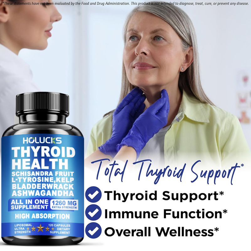 Thyroid Health Complex, Thyroi - Health Wellness Energy ulasan dan harga