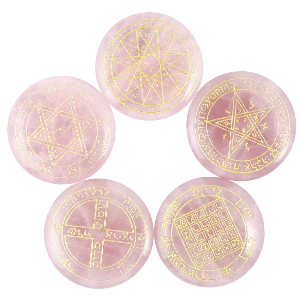 TUMBEELLUWA 1Lot (5Pc) Polishe - Healing Crystal Set ulasan dan harga