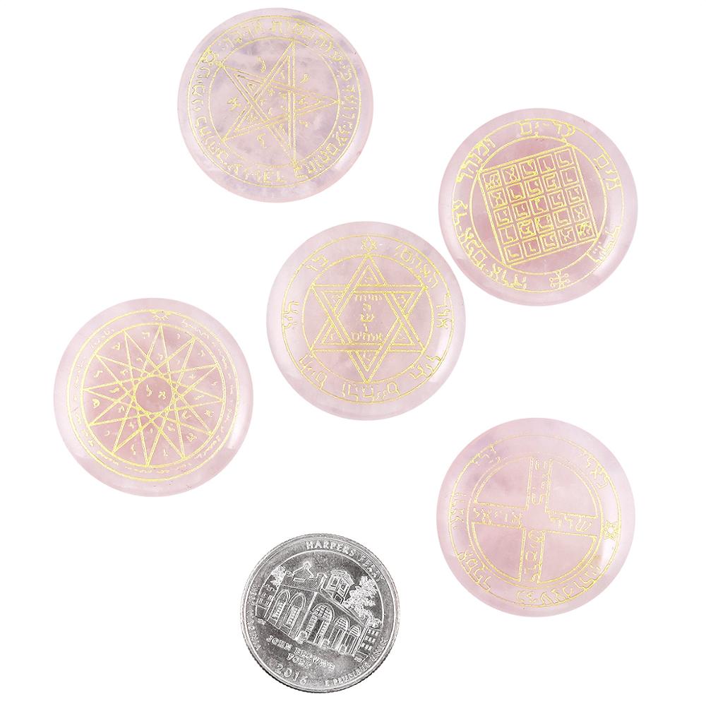 TUMBEELLUWA 1Lot (5Pc) Polishe - Healing Crystal Set ulasan dan harga