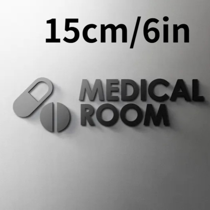 Medical Room Sign - Acrylic 3D - Health Wellness Office ulasan dan harga