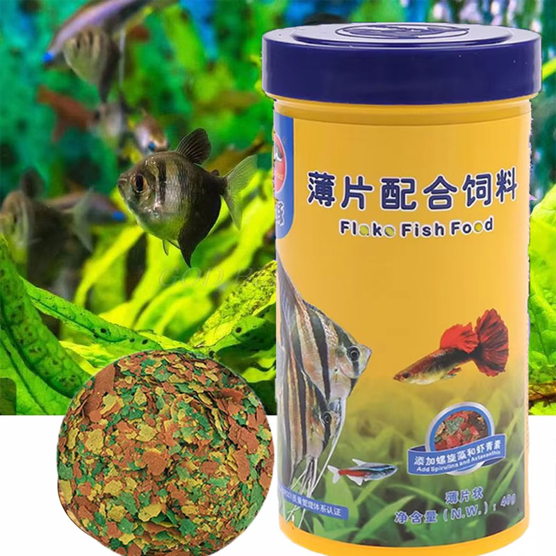 NEW Healthy Fish Food Flakes F - Health Wellness Items ulasan dan harga