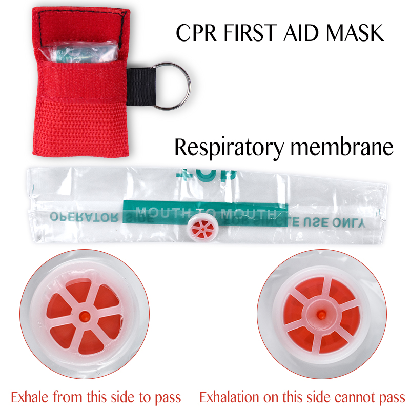 50pcs CPR Resuscitator Mask Po - Health Wellness Items ulasan dan harga