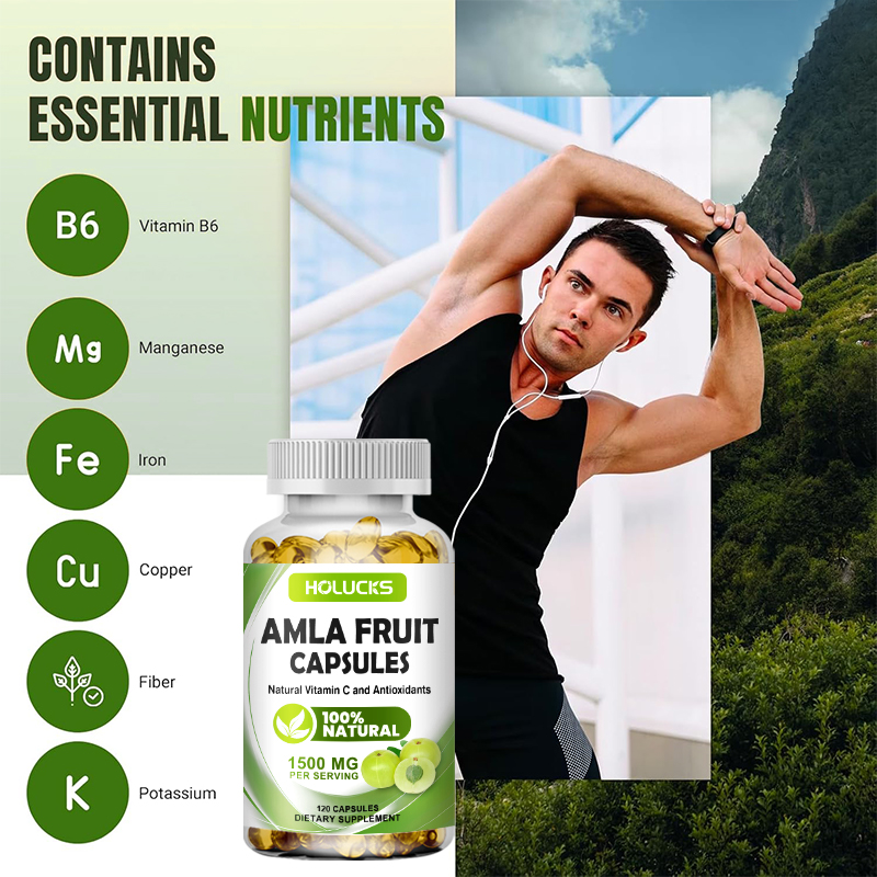 HOLUCKS Amla Fruit Extract Cap - Health Wellness Energy ulasan dan harga