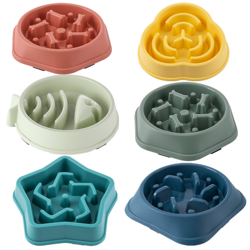 Pet Cat Dog Slow Food Bowl Fat - Health Wellness Items ulasan dan harga