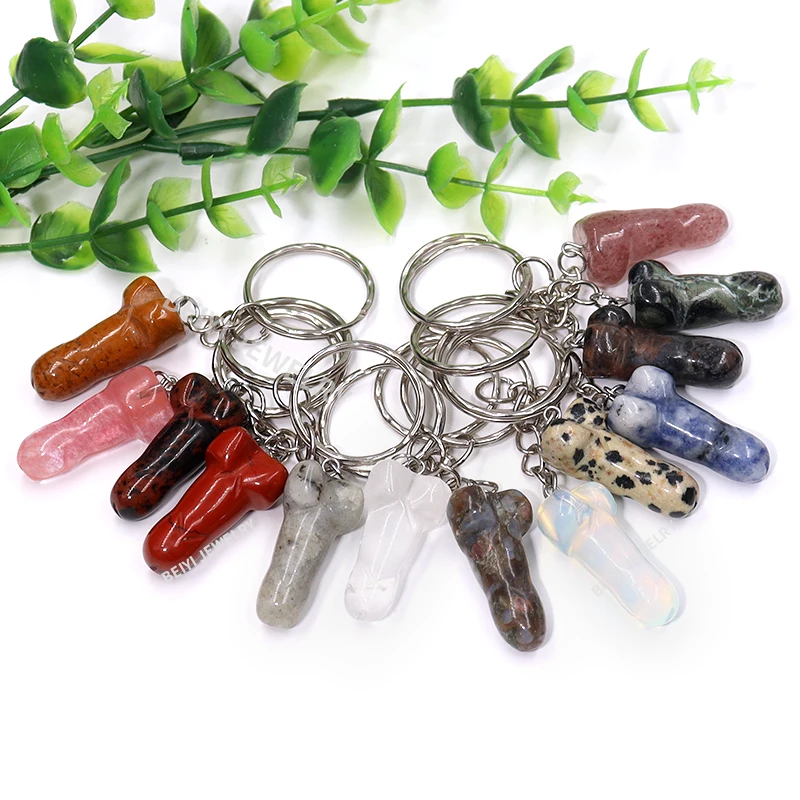 10Pcs/Set Penis Pendant Carved - Healing Crystal Set ulasan dan harga