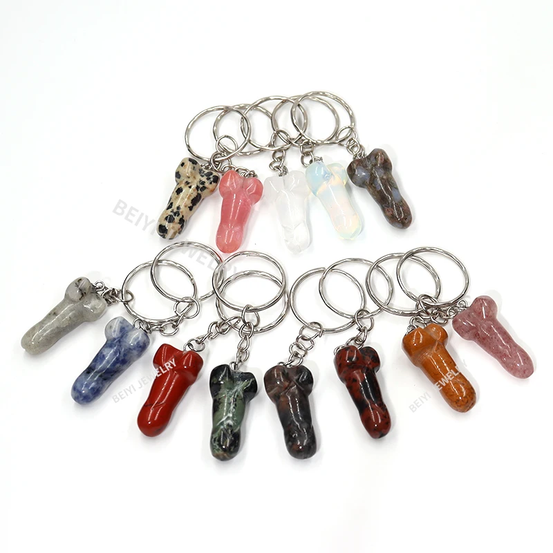 10Pcs/Set Penis Pendant Carved - Healing Crystal Set ulasan dan harga