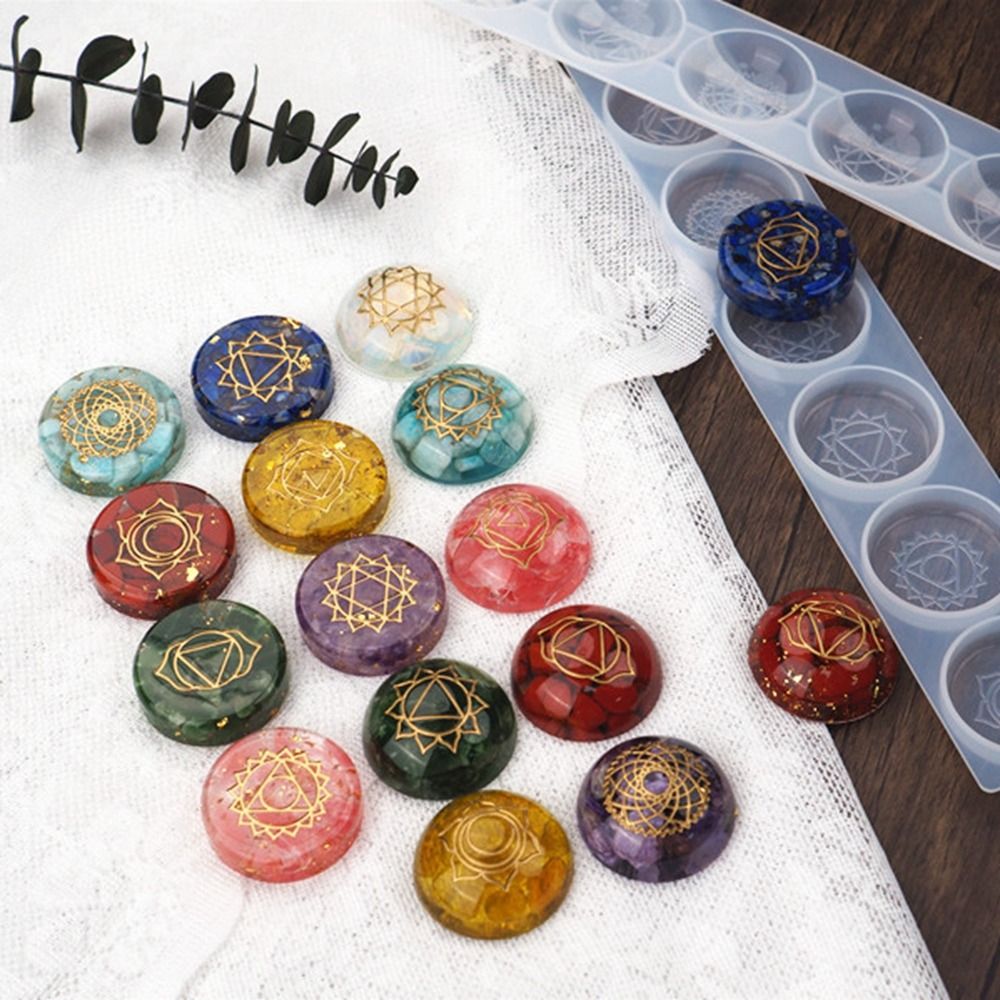 7 PCS/set Natural Stone Seven  - Healing Crystal Set ulasan dan harga