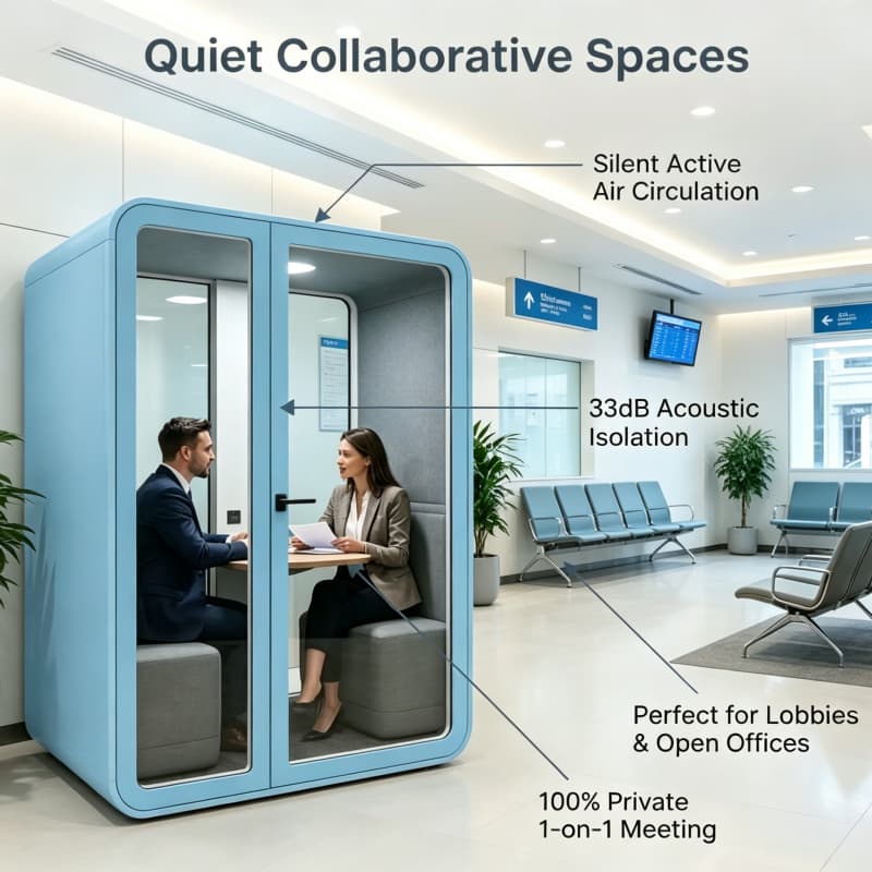 Wellness Pod Acoustic Silent B - Health Wellness Office ulasan dan harga