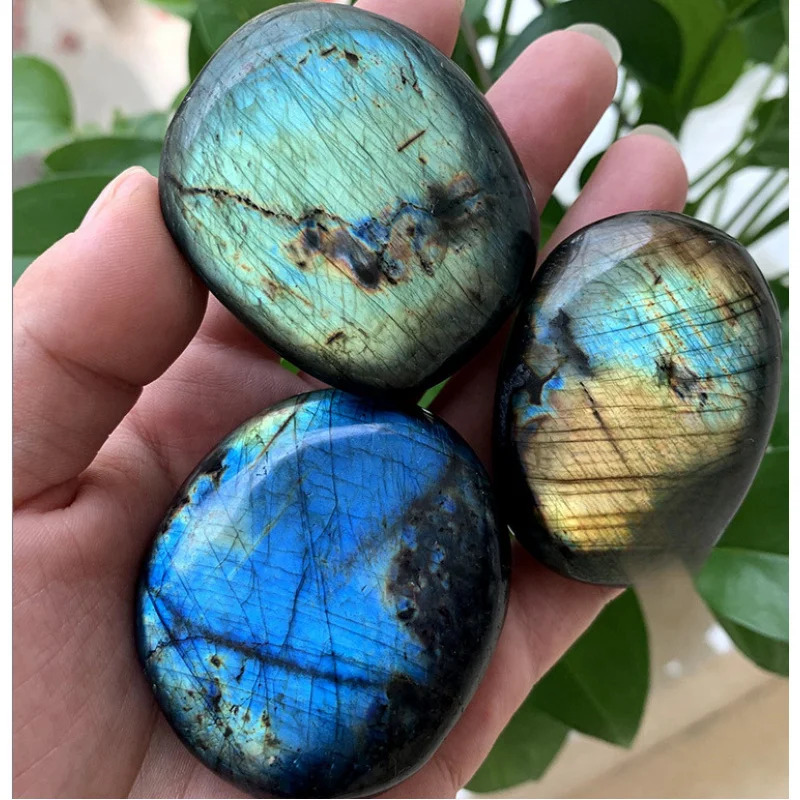 2-Piece Natural Labradorite Pa - Healing Crystal Set ulasan dan harga