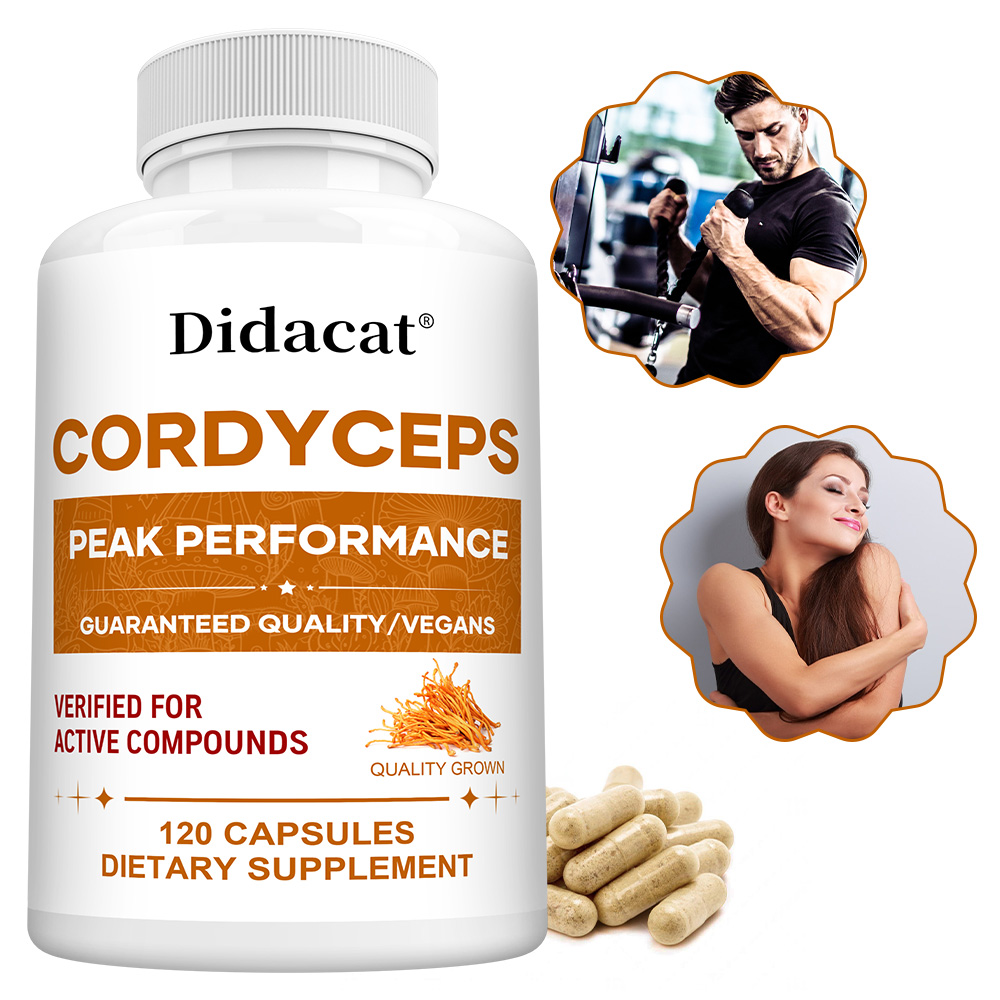 Cordyceps Mushroom Capsules 10 - Health Wellness Energy ulasan dan harga