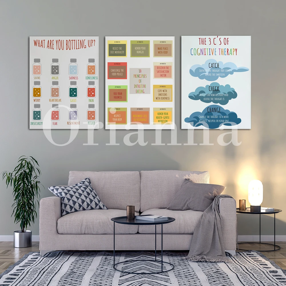 Therapy Mental Health Canvas P - Health Wellness Office ulasan dan harga